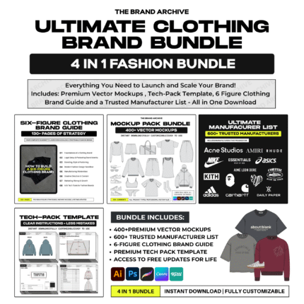 TheBrandArchive Ultimate Clothing Brand Bundle